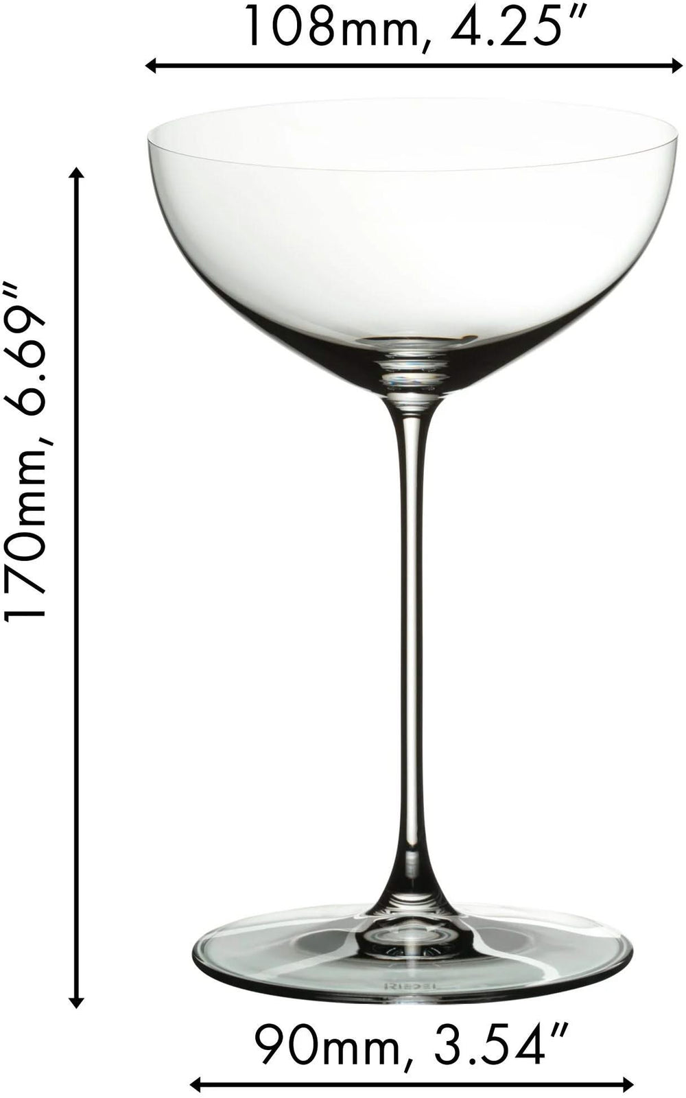 Riedel Cocktailglas Veritas - 240 ml - 2 stk.