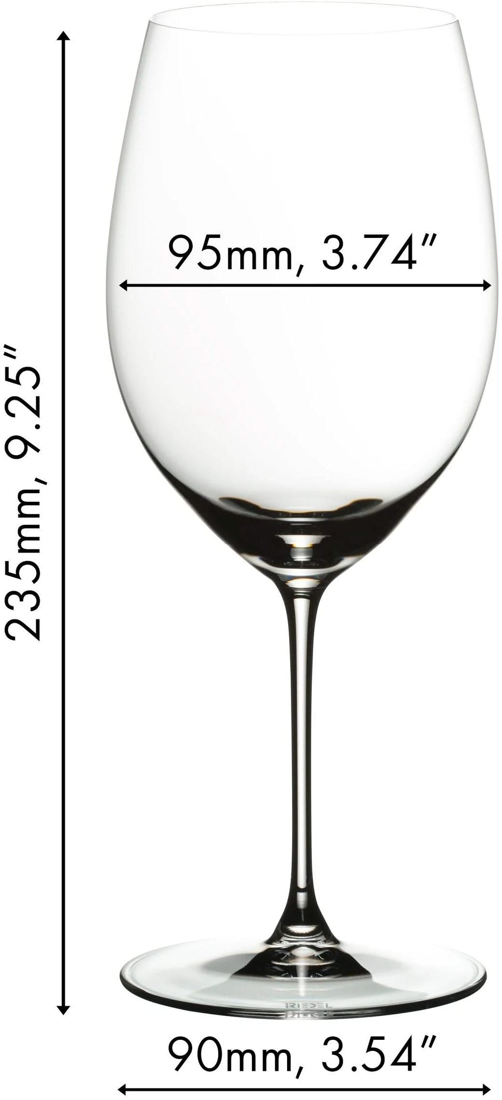 Riedel Rode Wijnglazen Veritas - Cabernet / Merlot - 709 ml - 2 stuks