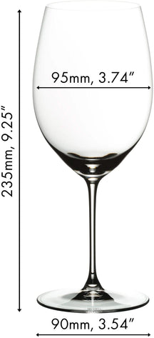Riedel Rode Wijnglazen Veritas - Cabernet / Merlot - 709 ml - 2 stuks