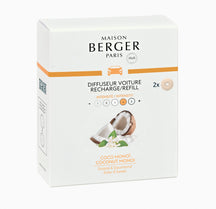 Maison Berger Navulling - til autoparfume - Coconut Monoi - 2 Stykker