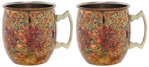 Cosy & Trendy Moscow Mule Cocktailbecher - Antik Kobber - 450 ml - 2 Styk
