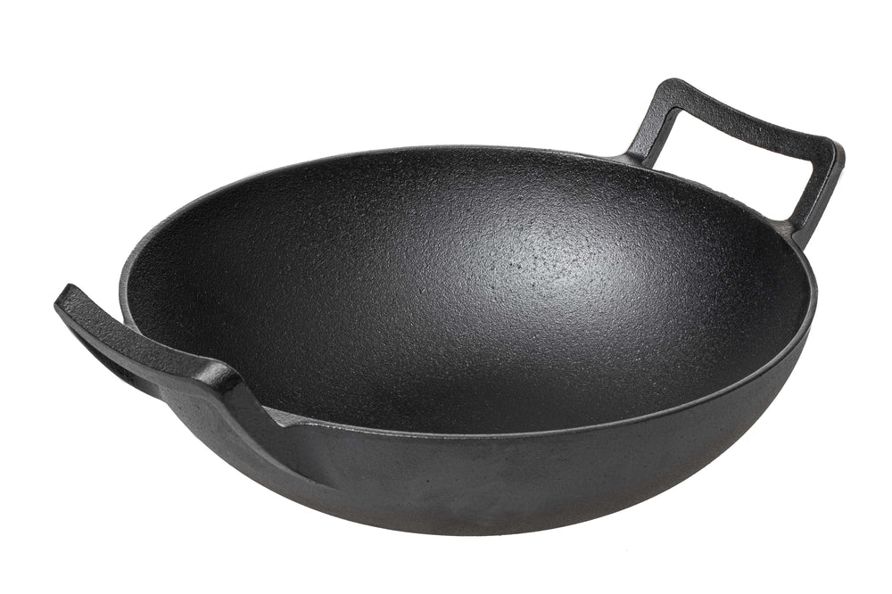 Blackwell Wokpande / Wadjan Gussejern ø 32 cm / 3.3 liter - egnet til alle varmekilder - uden non-stick belægning