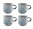ONA Koffiekopjes Duna Blue 220 ml - 4 Stuks