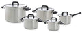 BK Pannenset Flow Cool 5-Delig - RVS - Kookpan ø 16, 18, 20, 24 cm & Steelpan ø 16 cm