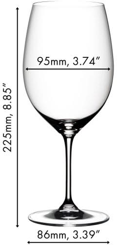 Riedel Røde Vinglas Vinum - Cabernet / Merlot - 650 ml - Betal 6 Få 8