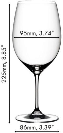 Riedel Røde Vinglas Vinum - Cabernet / Merlot - 650 ml - Betal 6 Få 8