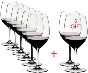 Riedel Røde Vinglas Vinum - Cabernet / Merlot - 650 ml - Betal 6 Få 8