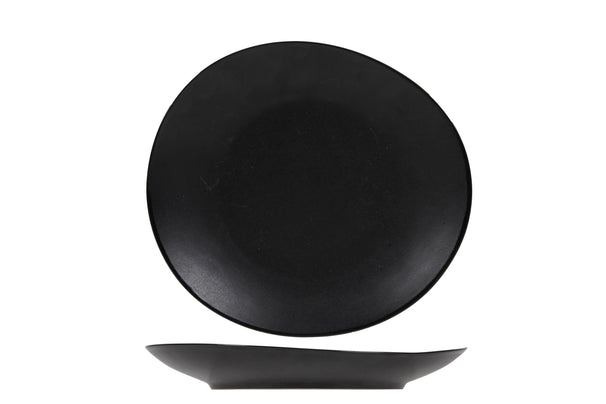 Cosy & Trendy Morgenmadstallerkener / Desserttallerkener Vongola Black - 22 x 20 cm - 4 Styk