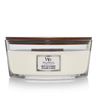 WoodWick Geurkaars Ellipse White Tea & Jasmine - 9 cm / 19 cm - Geurkaars i Glas - Houten Lont