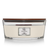 WoodWick Geurkaars Ellipse Linen - 9 cm / 19 cm - Geurkaars i Glas - Houten Lont