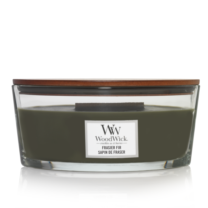 WoodWick Duftlys Ellipse Frasier Fir - 9 cm / 19 cm