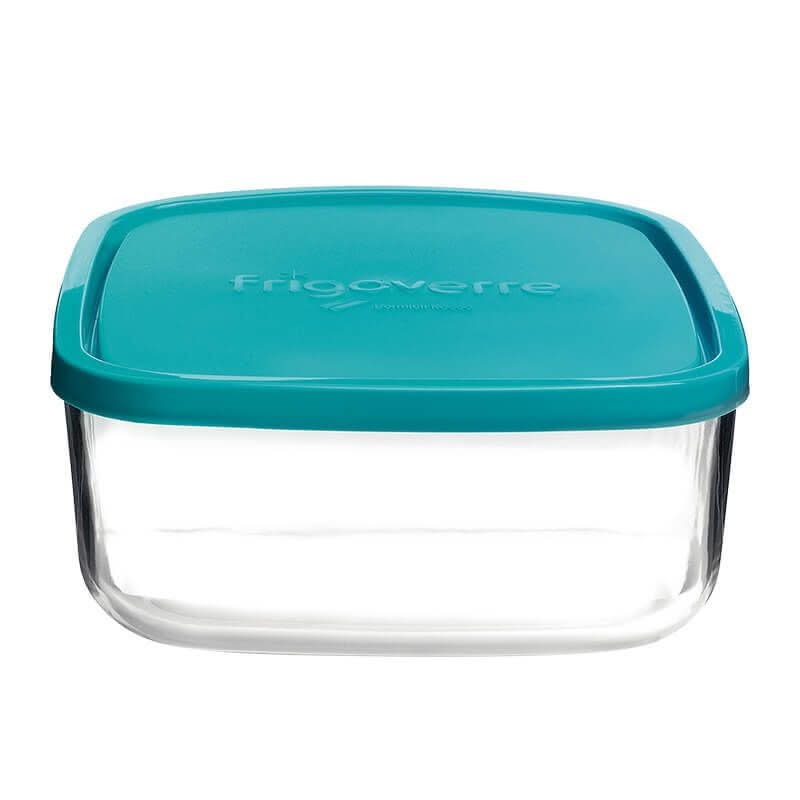 Bormioli Rocco Vershoudbakje Frigoverre - Glas - Blå 22 x 22 x 8 cm / 3.3 liter