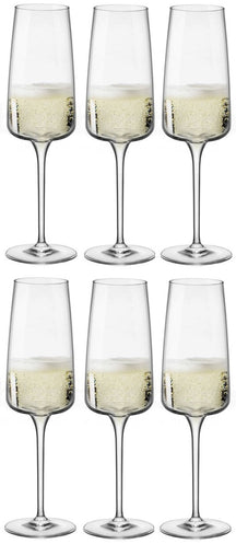 Bormioli Rocco Champagneglas - Flutes - Nexo - 240 ml - 6 styk