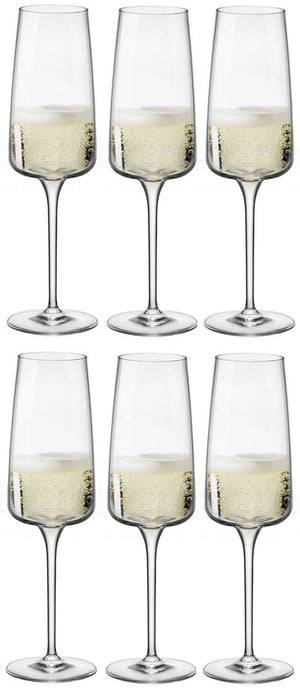Bormioli Rocco Champagneglas - Flutes - Nexo - 240 ml - 6 styk