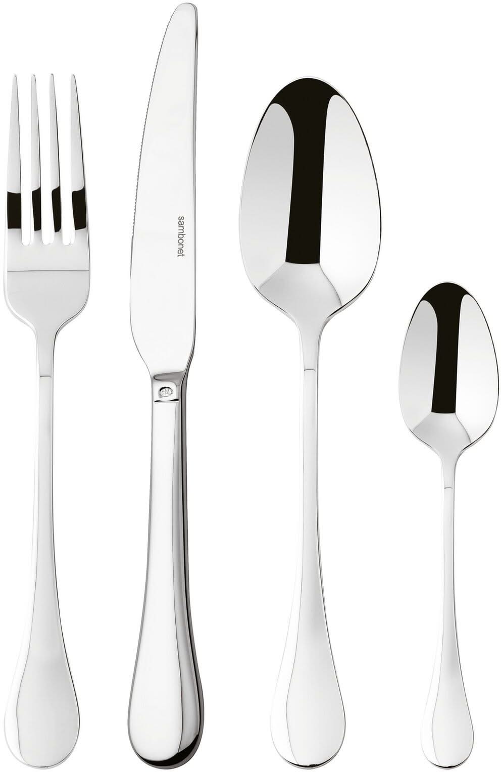 Sambonet Bestekset Bloom - RVS - Monoblock - 24 delig / 6 personer