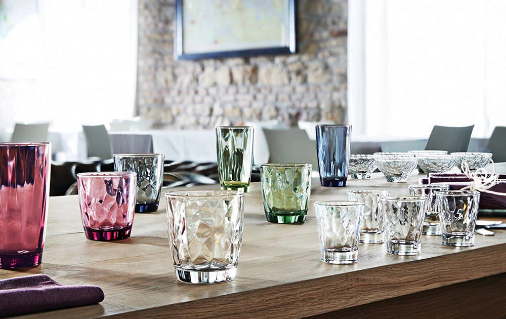 Bormioli Rocco Longdrinkglazen Diamond - Blå - 470 ml - 6 styk