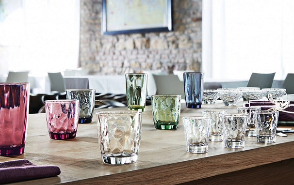 Bormioli Rocco Waterglazen Diamond - Blå - 300 ml - 6 stk.