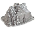 Nordic Ware Tulbandform Gingerbread House Bundt Sølv - Gietaluminium - 26 x 20 cm