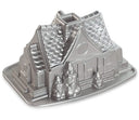 Nordic Ware Tulbandform Gingerbread House Bundt Sølv - Gietaluminium - 26 x 20 cm