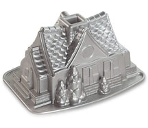 Nordic Ware Tulbandform Gingerbread House Bundt Sølv - Gietaluminium - 26 x 20 cm