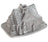 Nordic Ware Tulbandform Gingerbread House Bundt Sølv - Gietaluminium - 26 x 20 cm