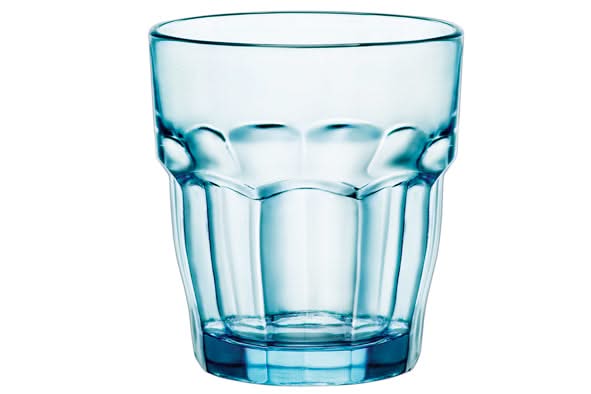 Bormioli Rocco Waterglazen Rock Bar - Blå - 270 ml - 6 styk