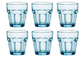 Bormioli Rocco Waterglazen Rock Bar - Blå - 270 ml - 6 styk
