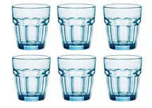 Bormioli Rocco Waterglazen Rock Bar - Blå - 270 ml - 6 styk