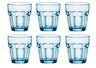 Bormioli Rocco Waterglazen Rock Bar - Blå - 270 ml - 6 styk