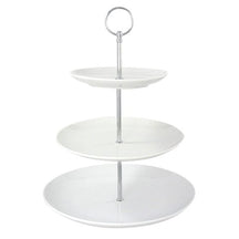 Cookinglife Etagère / serveertoren Food for Fun ø 16, 21 & 26 cm - 3-laags - 34 cm høj