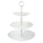 Cookinglife Etagère / serveertoren Food for Fun ø 16, 21 & 26 cm - 3-laags - 34 cm høj