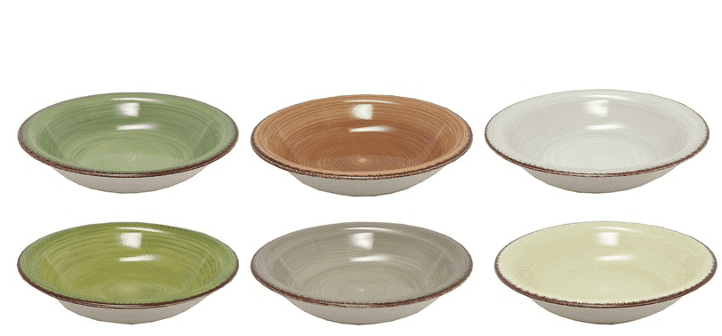 Studio Tavola Dybe Tallerkener / Pastatallerkener Deep Forest ø 21 cm - 6 stk.