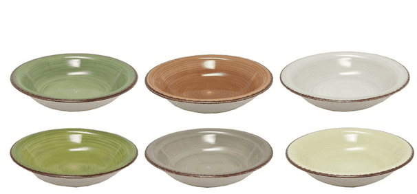 Studio Tavola Dybe Tallerkener / Pastatallerkener Deep Forest ø 21 cm - 6 stk.