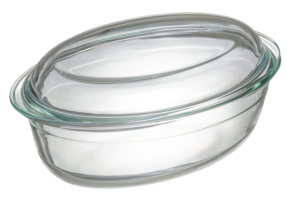 Sareva Ovenschaal med låg Glas - Oval - 28 x 19 x 9.5 cm / 4 liter