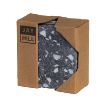 Jay Hill Underlag Terrazzo - Grå - 10 x 10 cm - 4 Styk