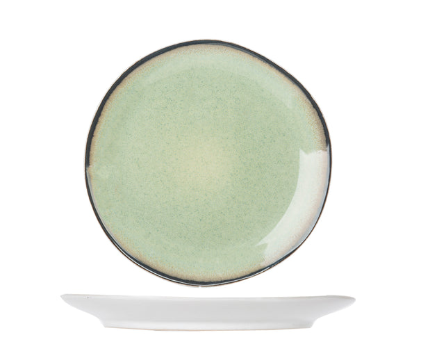 Cosy & Trendy Morgenmadstallerkener / Desserttallerkener Fez Grøn ø 23 cm - 4 Stykker