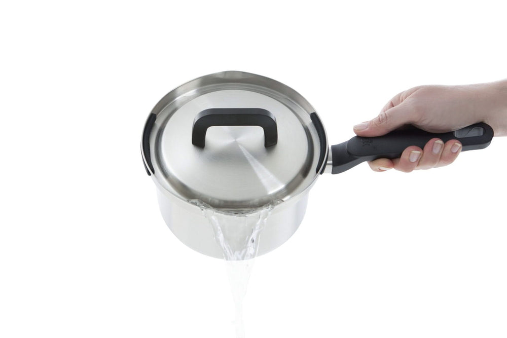 BK Pannenset Flow Cool 5-Delig - RVS - Kookpan ø 16, 18, 20, 24 cm & Steelpan ø 16 cm
