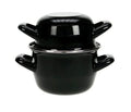 Cosy & Trendy Mosselpan - Emalje - Sort - ø 12 cm / 900 ml - emaljeret non-stick belægning