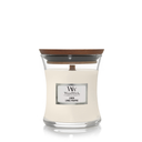 WoodWick Duftlys Mini Linen - 8 cm / ø 7 cm