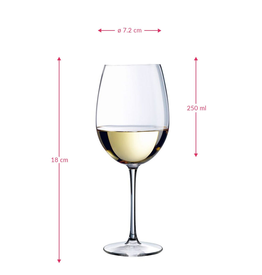 Chef & Sommelier Hvide Vinglas Cabernet - 250 ml - 6 stk.