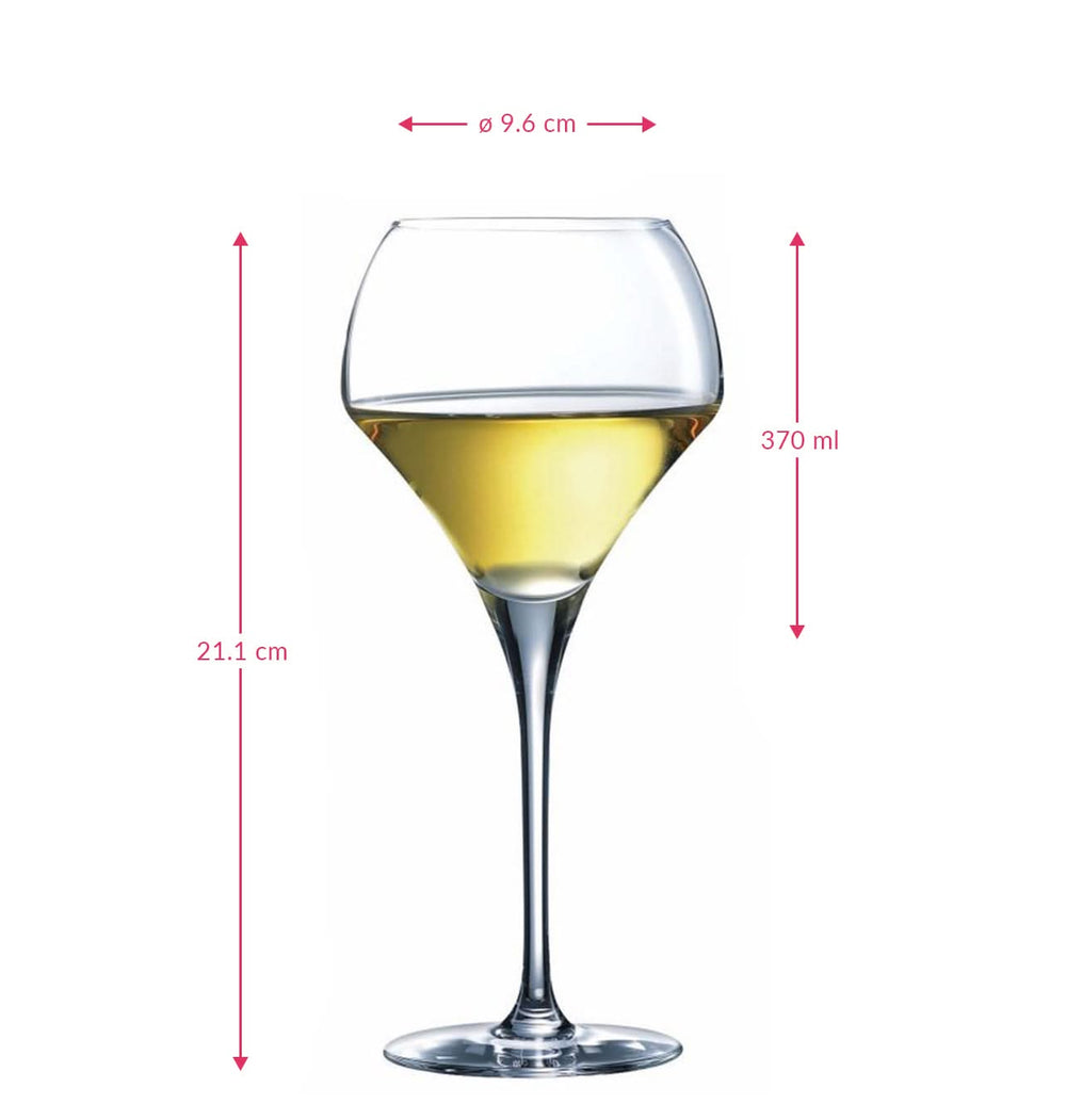 Chef & Sommelier Hvide Vinglas Open Up - 370 ml - 6 stk.