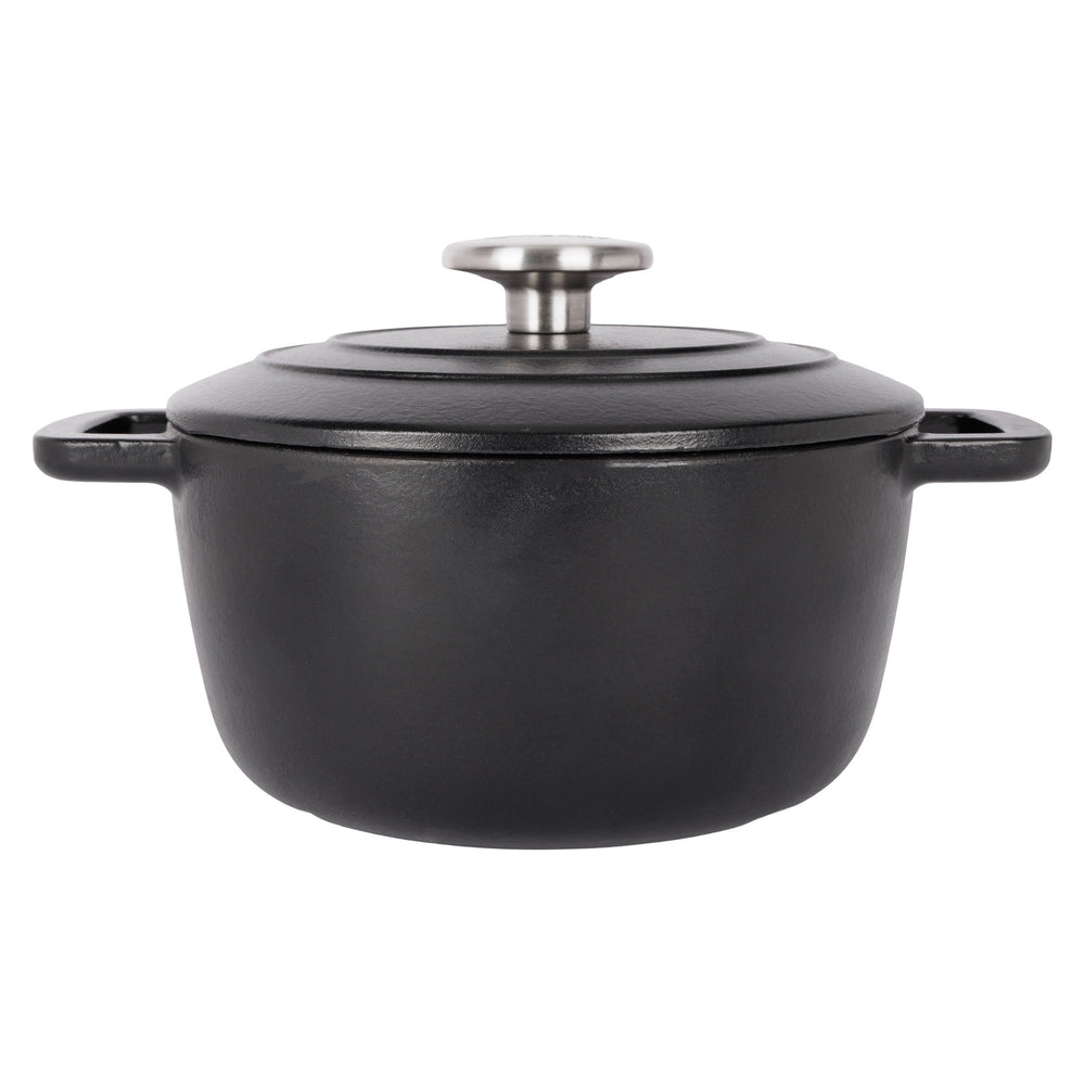 Cosy & Trendy Stegepande med låg Fontestic Støbejern Black ø 20 cm / 2.7 Liter