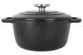 Cosy & Trendy Braadpan med låg Fontestic Gietijzer Black Ø 20 cm / 2.7 Liter - emaljeret non-stick belægning