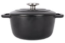 Cosy & Trendy Braadpan med låg Fontestic Gietijzer Black Ø 20 cm / 2.7 Liter - emaljeret non-stick belægning