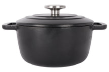 Cosy & Trendy Braadpan med låg Fontestic Gietijzer Black Ø 20 cm / 2.7 Liter - emaljeret non-stick belægning