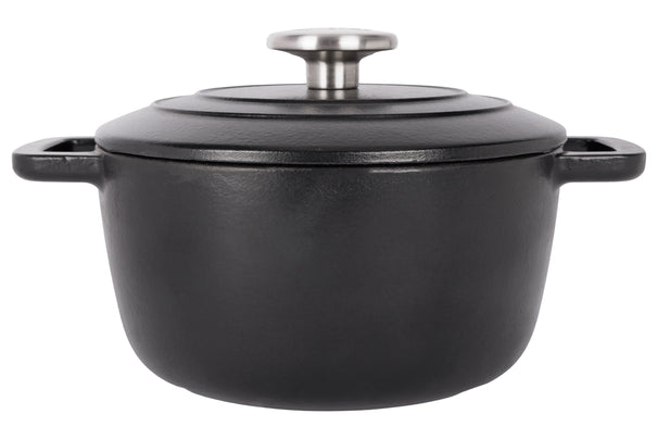 Cosy & Trendy Braadpan med låg Fontestic Gietijzer Black Ø 20 cm / 2.7 Liter - emaljeret non-stick belægning