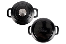 Cosy & Trendy Braadpan med låg Fontestic Gietijzer Black Ø 20 cm / 2.7 Liter - emaljeret non-stick belægning