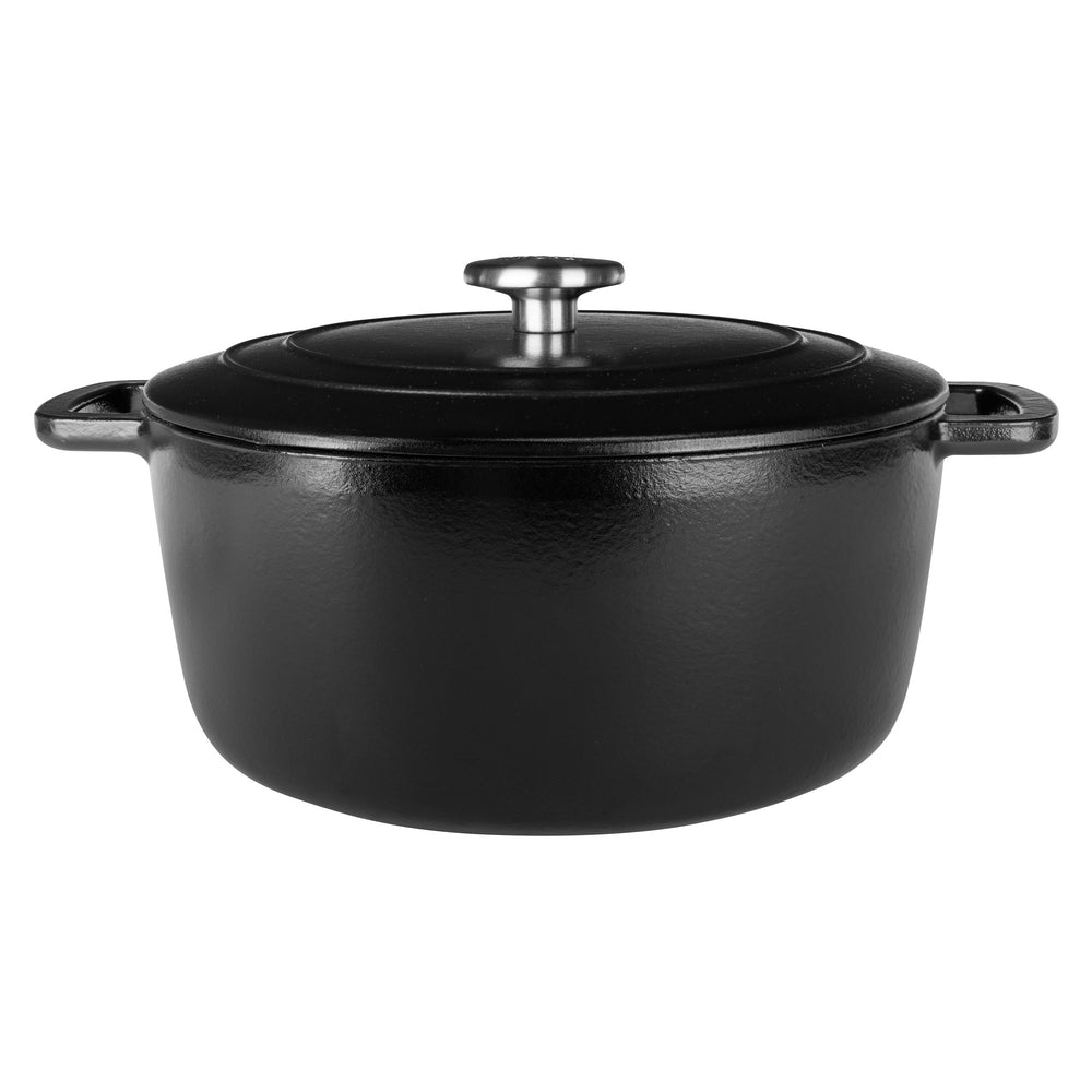 Cosy & Trendy Gryde med låg Fontestic Støbejern Black ø 28 cm / 6.8 Liter