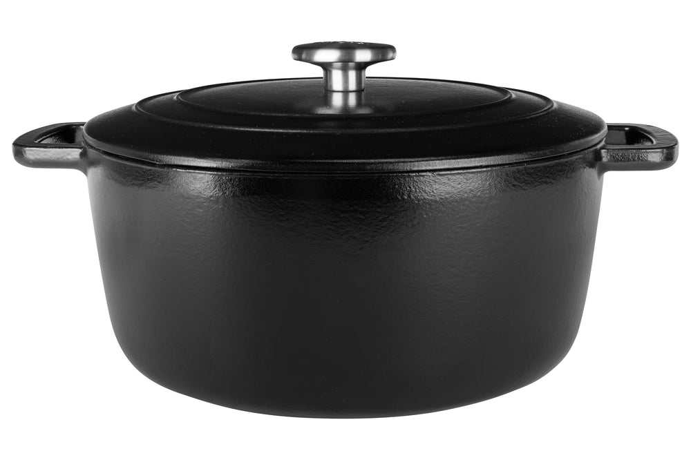 Cosy & Trendy Braadpan med deksel Fontestic Gietijzer Black Ø 28 cm / 6.8 Liter - emaljeret non-stick belægning