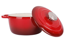 Cosy & Trendy Braadpan med deksel Fontestic Gietijzer Traditional Red Ø 20 cm / 2.7 Liter - emaljeret non-stick belægning